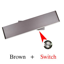 Load image into Gallery viewer, Led indoor wall lamps rotation adjustable switch modern wall sconce with switch stair wall light fixture hallway led wall sconce