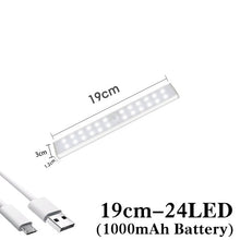 Load image into Gallery viewer, Plutus-Quinn LED Night Light Motion Sensor Wireless USB Rechargeable 20 30 40 50cm Night lamp For Kitchen Cabinet Wardrobe Lamp