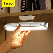 Load image into Gallery viewer, Baseus Desk Lamp Hanging Magnetic LED Table Lamp Chargeable Stepless Dimming Cabinet Light Night Light For Closet Wardrobe